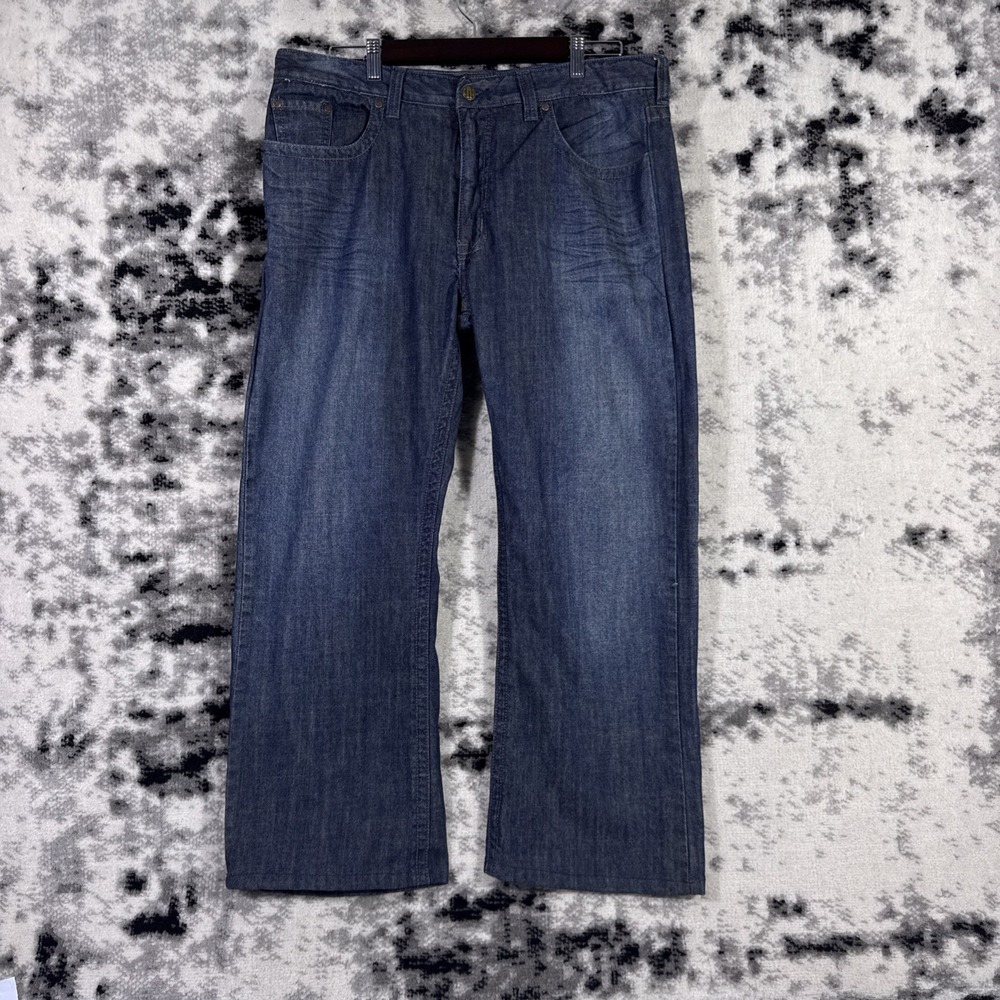 Urban Pipeline Jeans Mens Size 38x30 Relaxed Boot Dark Wash Baggy Grunge y2k